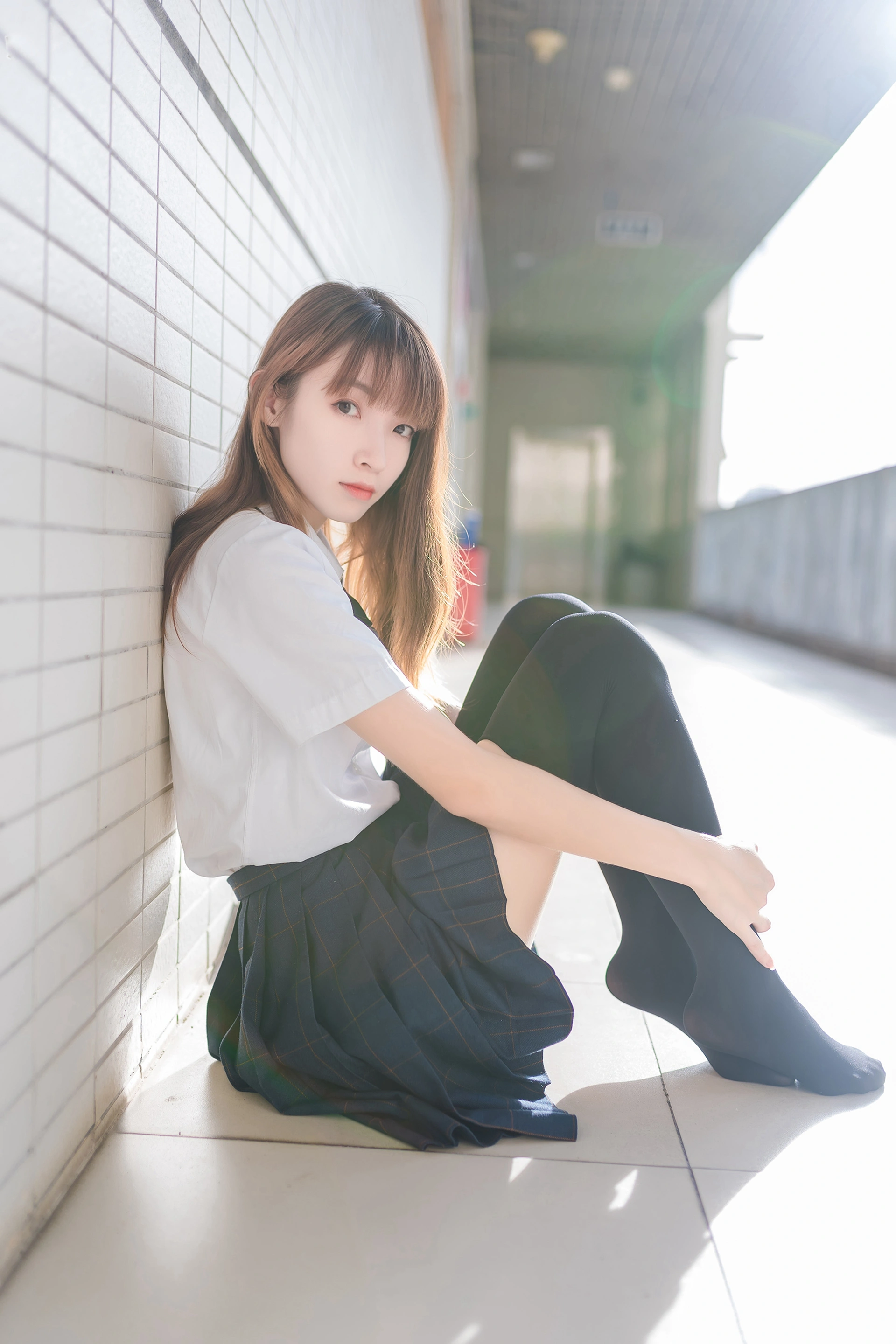 祖木子 NO.024 午后阳光下的黑丝学妹 0